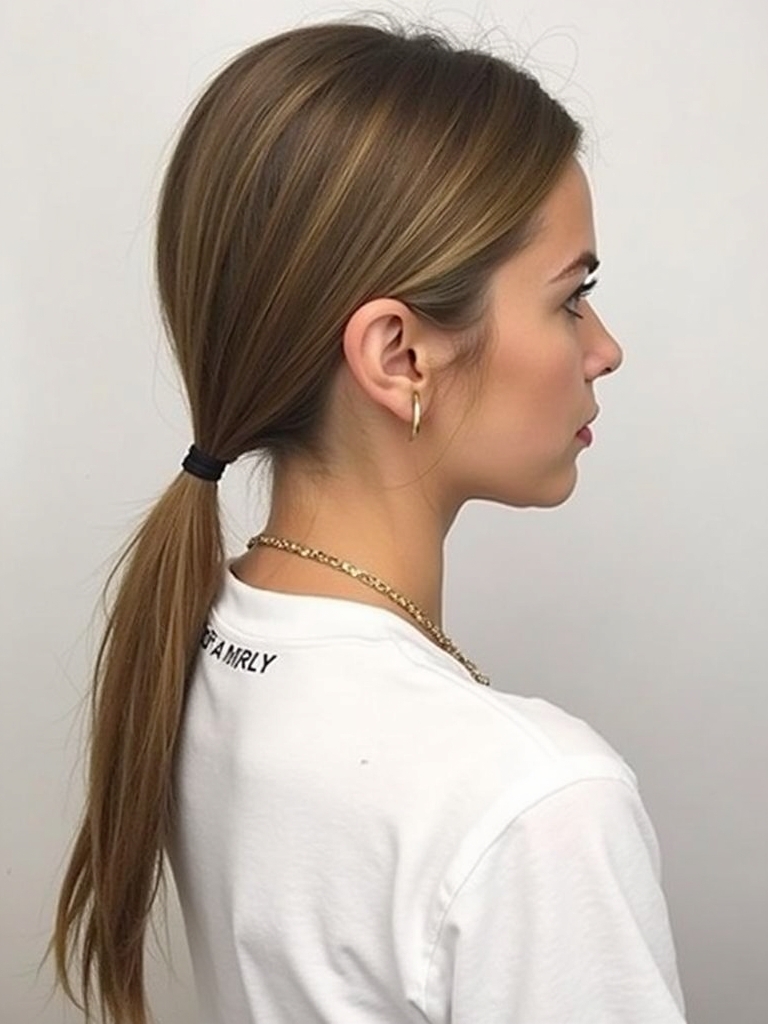 Easy Hairstyles For School: Half-Up Space Buns