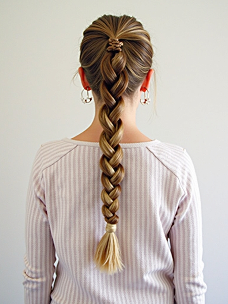 Easy Hairstyles For School: Side Braid