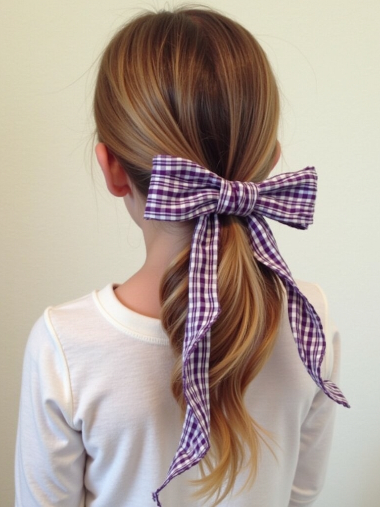 Hairstyles For School: Twisted Half-Updo