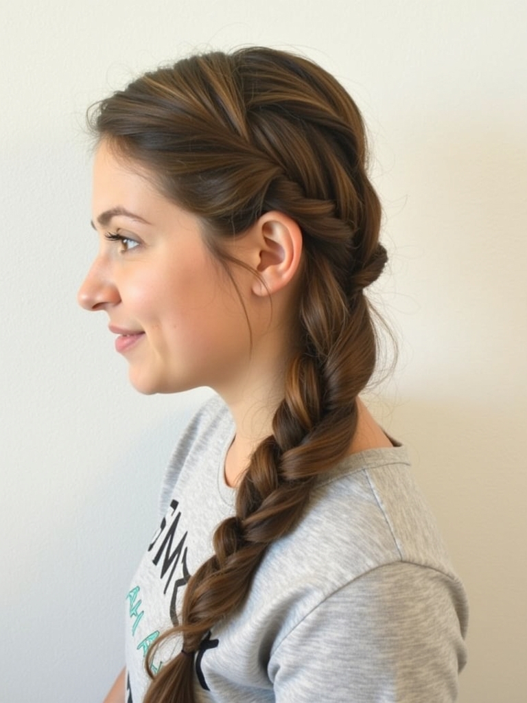 Hairstyles For School: Face-Framing Braids
