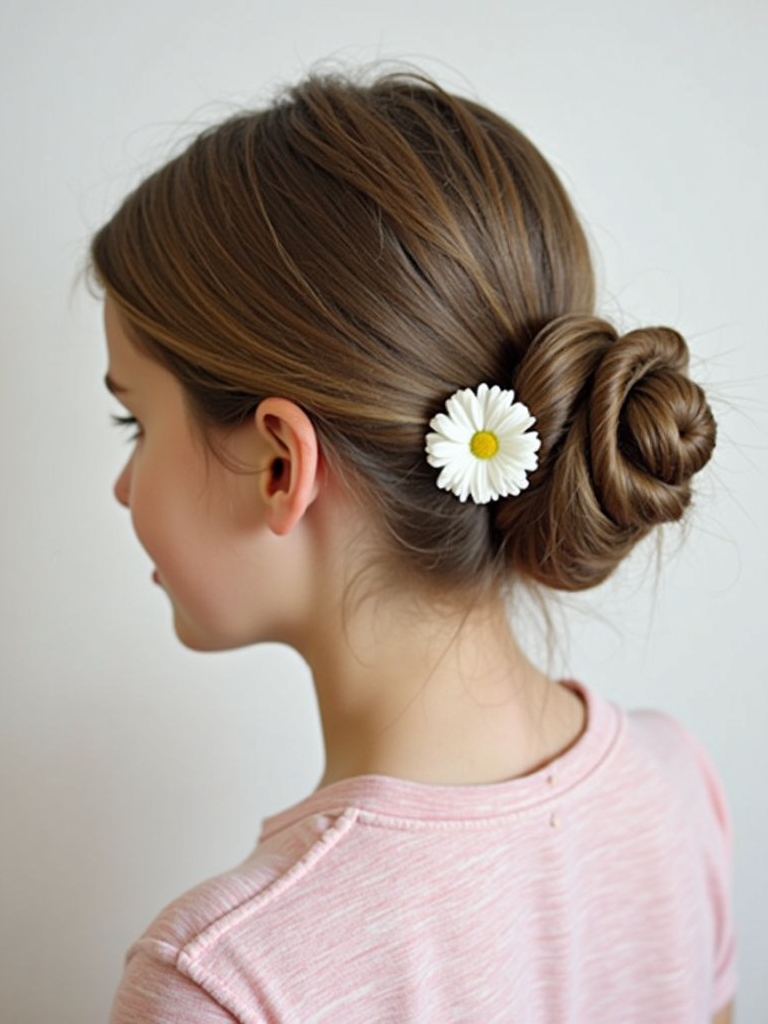 Hairstyles For School: Sleek Low Ponytail