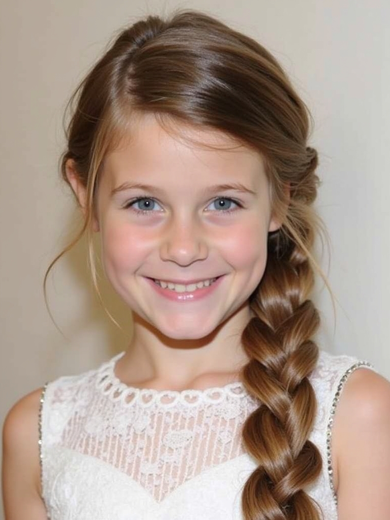 Hairstyles For School: Low Braided Buns