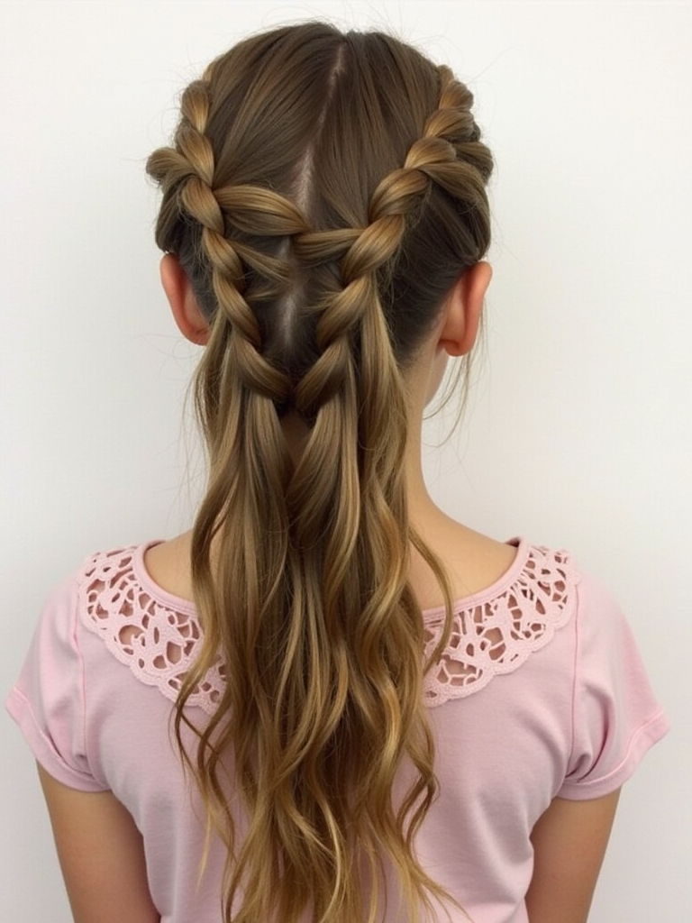 Hairstyles For School: Half-Up Top Knot