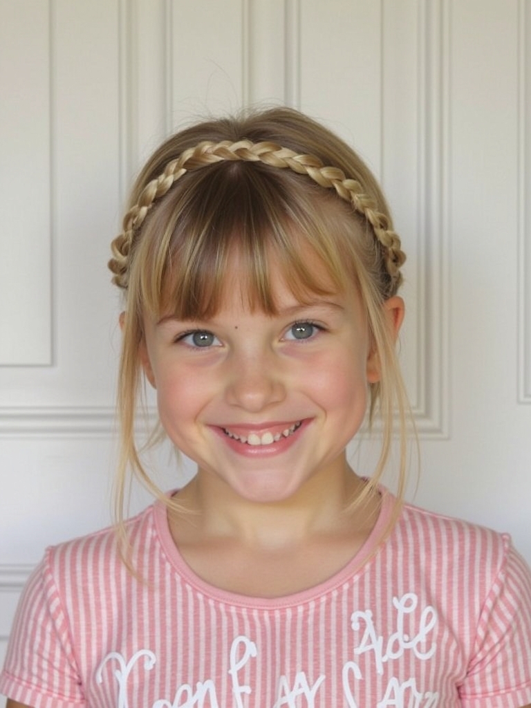 Hairstyles For School: Braided Headband
