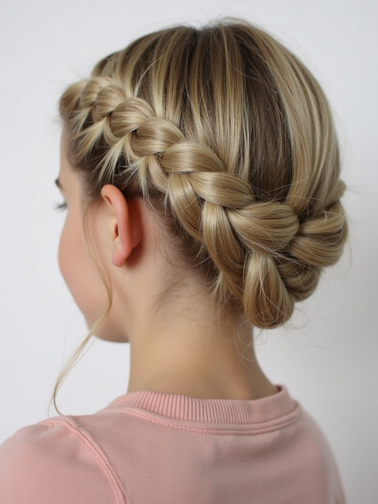 Easy Hairstyles For School: Messy Bun