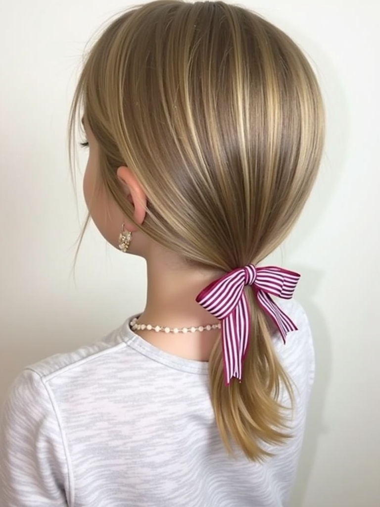 Hairstyles For School: The Classic Ponytail Twist